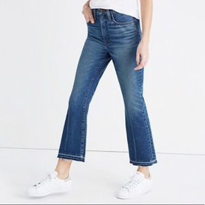 Size 31 Madewell retro crop bootcut